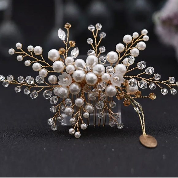 Bridesmaid Hair Pins, Bridesmaid Hair Accessory, Bridal Party Gift, Gift… - Picture 1 of 2